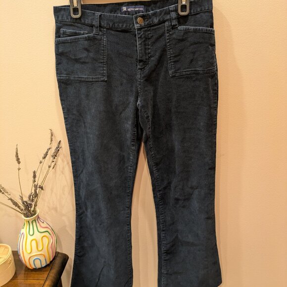 Navy Cotton Corduroy pants - Picture 1 of 9